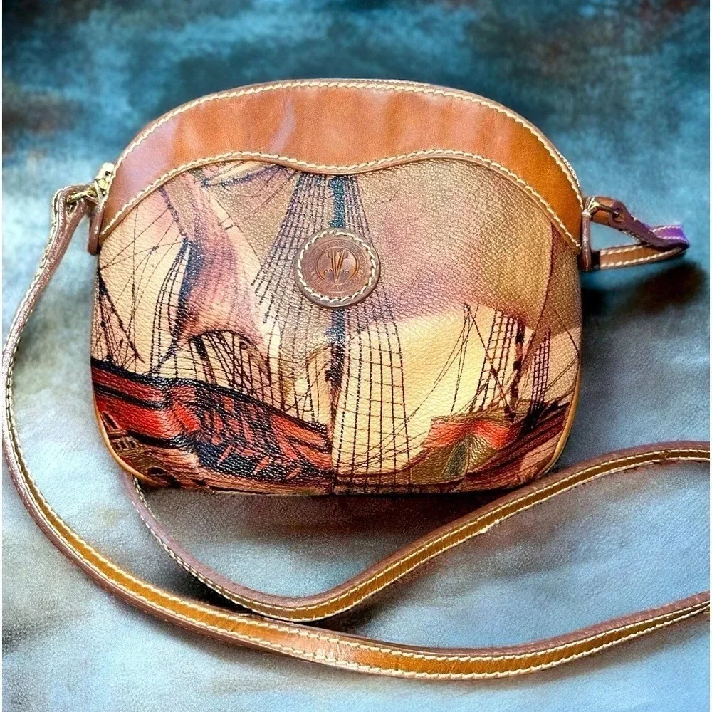 Italian Hand-Painted Vampiro Florence Hispania Italian Crossbody